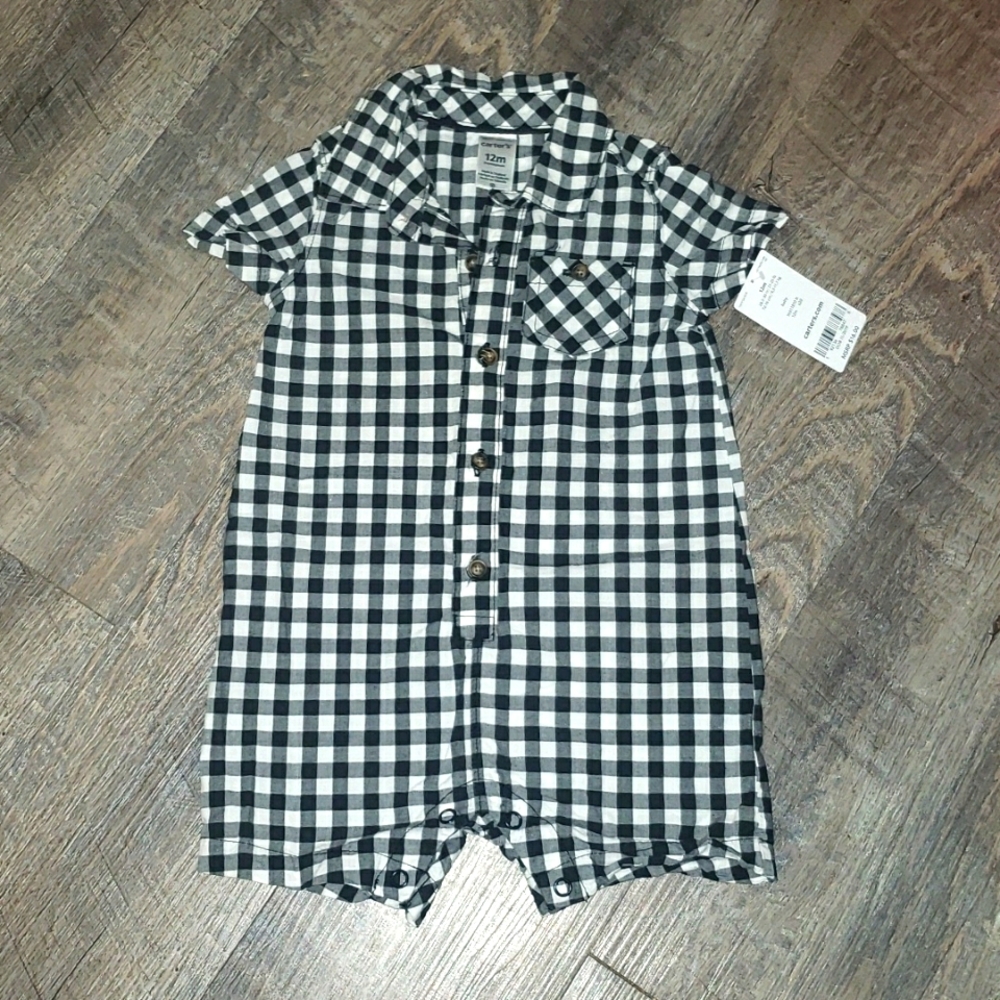 Plaid romper